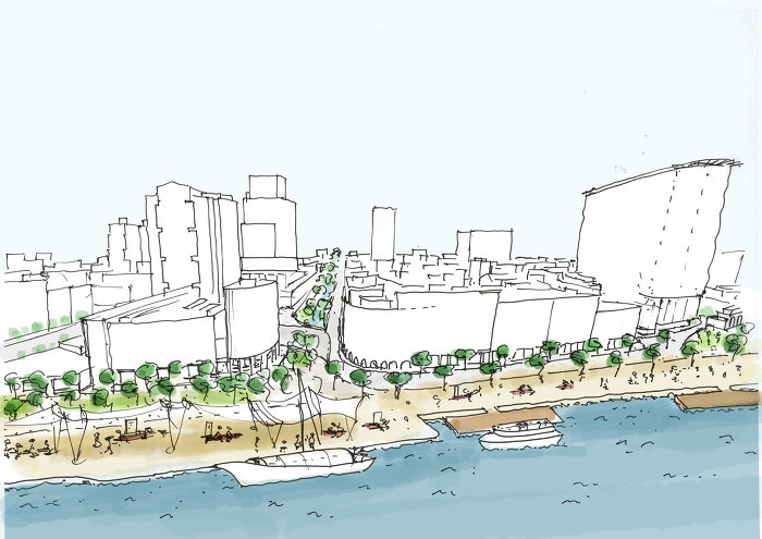 Foto Concept for the Pearl River Embankment Silja Tillner